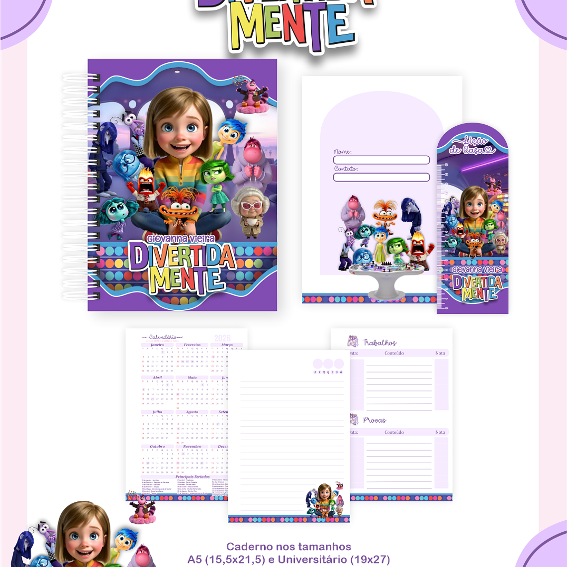 Arquivo Combo Escolar Divertidamente 2