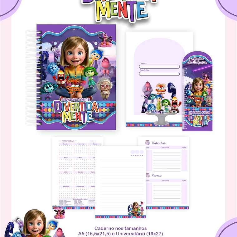 Arquivo Combo Escolar Divertidamente 2