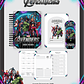 Arquivo Combo Escolar Avengers - Thumbnail 2