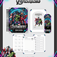 Arquivo Combo Escolar Avengers - Thumbnail 3
