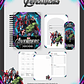 Arquivo Combo Escolar Avengers - Thumbnail 4