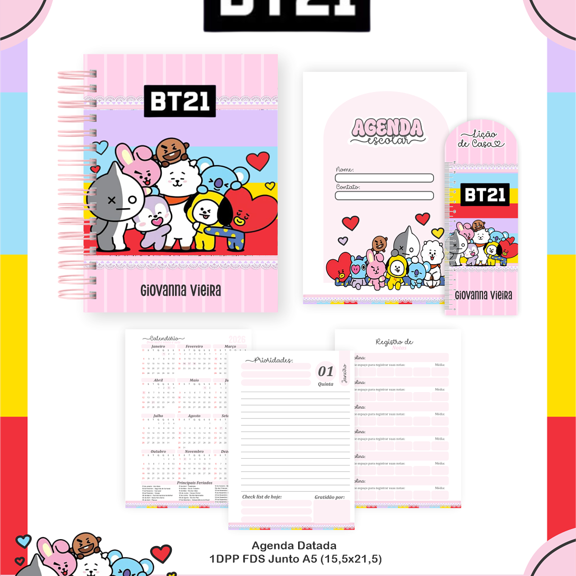 Arquivo Combo Escolar  BT21 3
