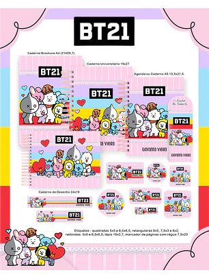 Arquivo Combo Escolar  BT21