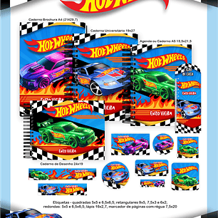 Arquivo Combo Escolar HotWheels