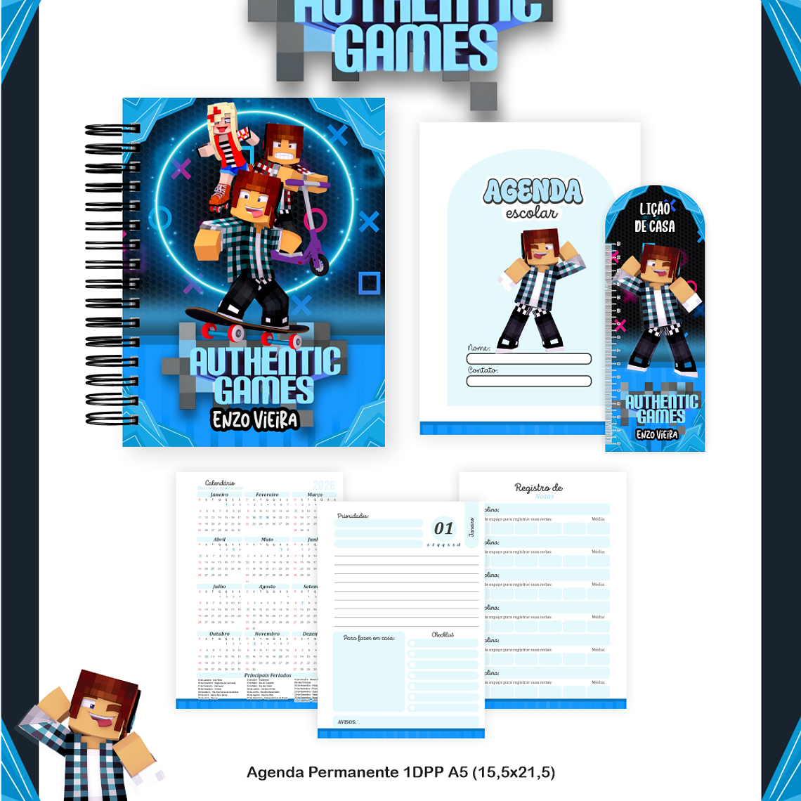 Arquivo Combo Escolar Authentic Games 2