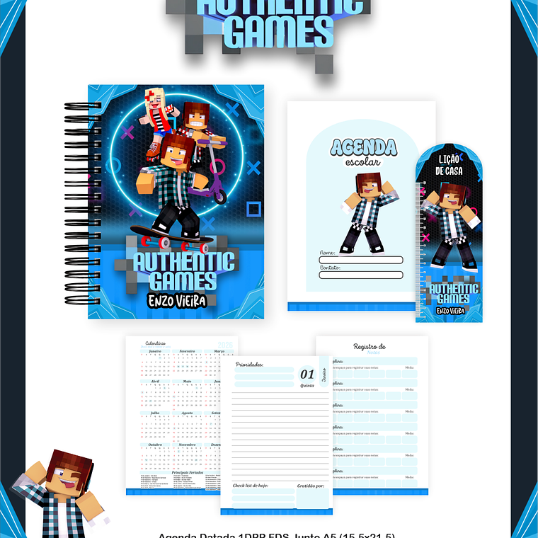 Arquivo Combo Escolar Authentic Games 3