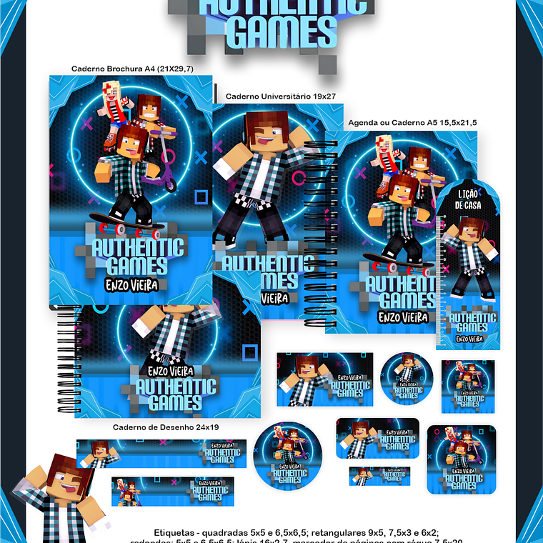 Arquivo Combo Escolar Authentic Games 1