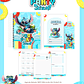 Arquivo Combo Escolar  Pool Party Stitch - Thumbnail 5