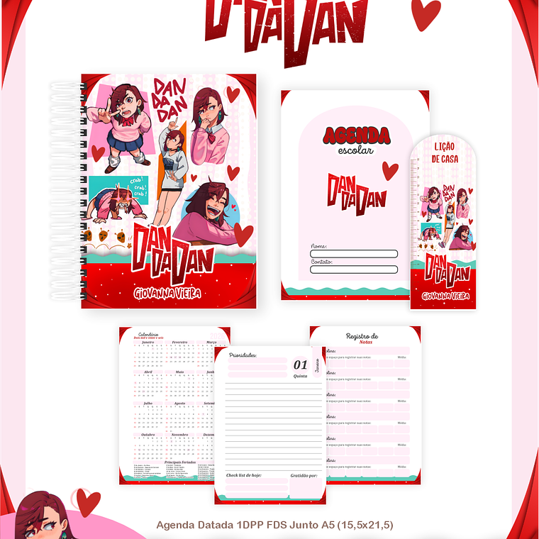 Arquivo Combo Escolar  DanDaDan 5