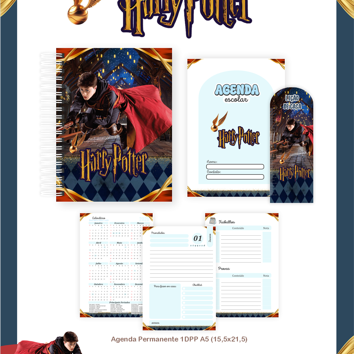 Arquivo Combo Escolar Harry Potter 3