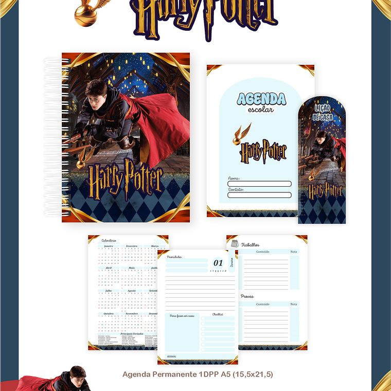 Arquivo Combo Escolar Harry Potter 3