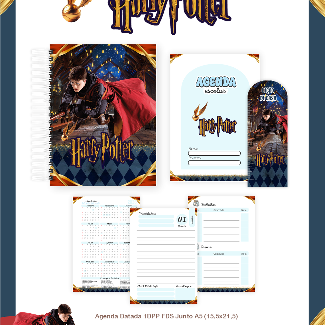 Arquivo Combo Escolar Harry Potter 4