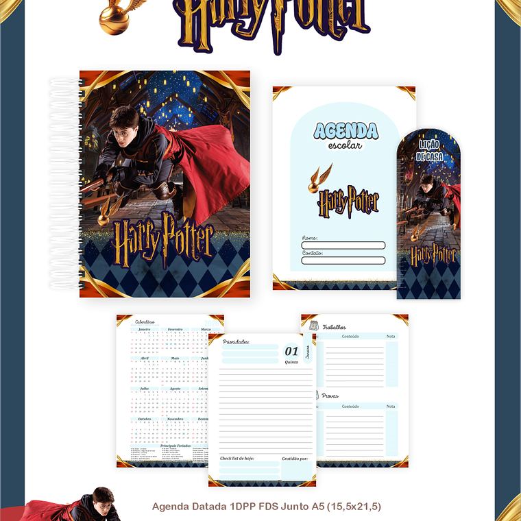 Arquivo Combo Escolar Harry Potter 4