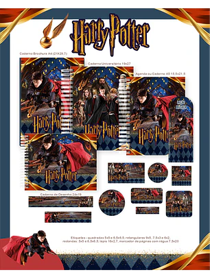 Arquivo Combo Escolar Harry Potter
