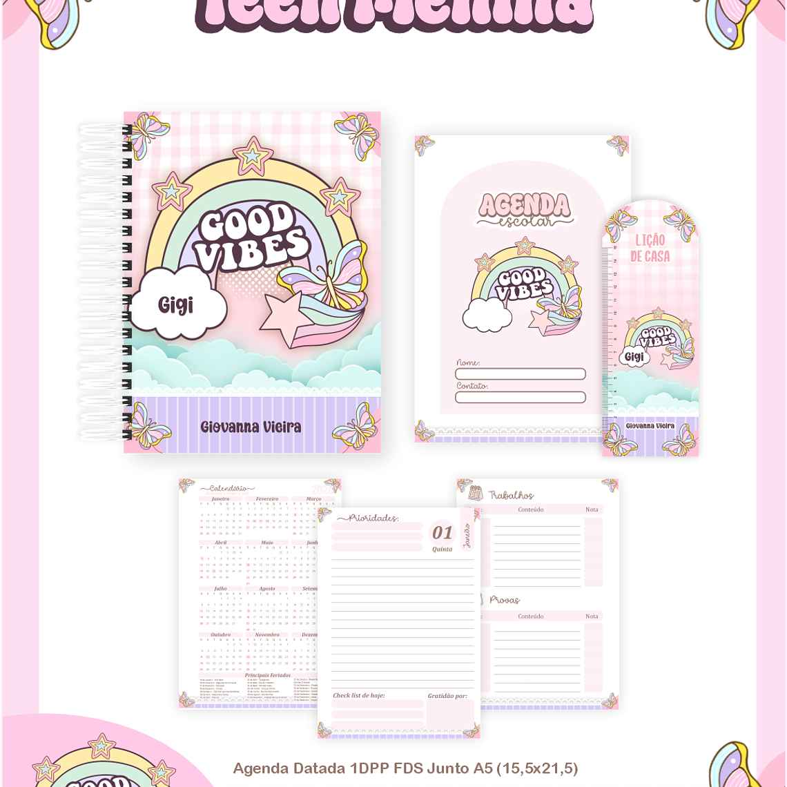 Arquivo Combo Escolar  Teen Menina 3