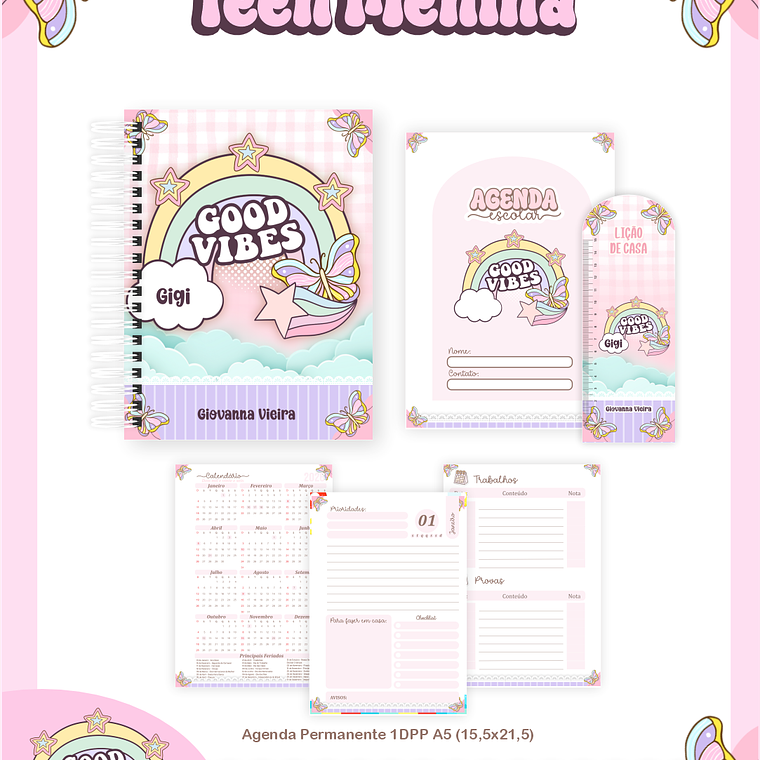 Arquivo Combo Escolar  Teen Menina 4