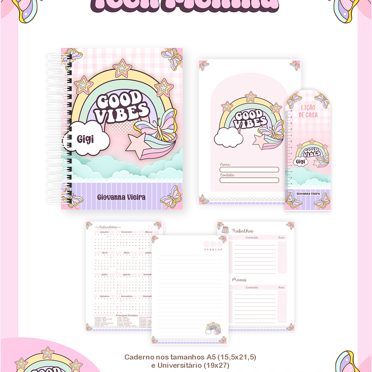 Arquivo Combo Escolar  Teen Menina 5