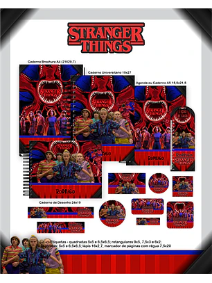 Arquivo Combo Escolar Stranger Things