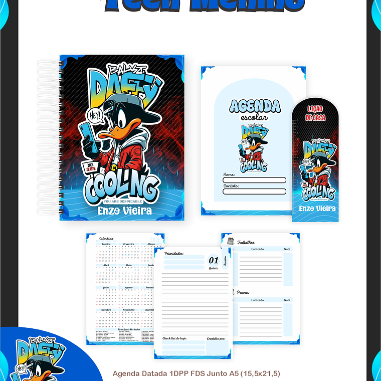 Arquivo Combo Escolar  Teen Menino 3