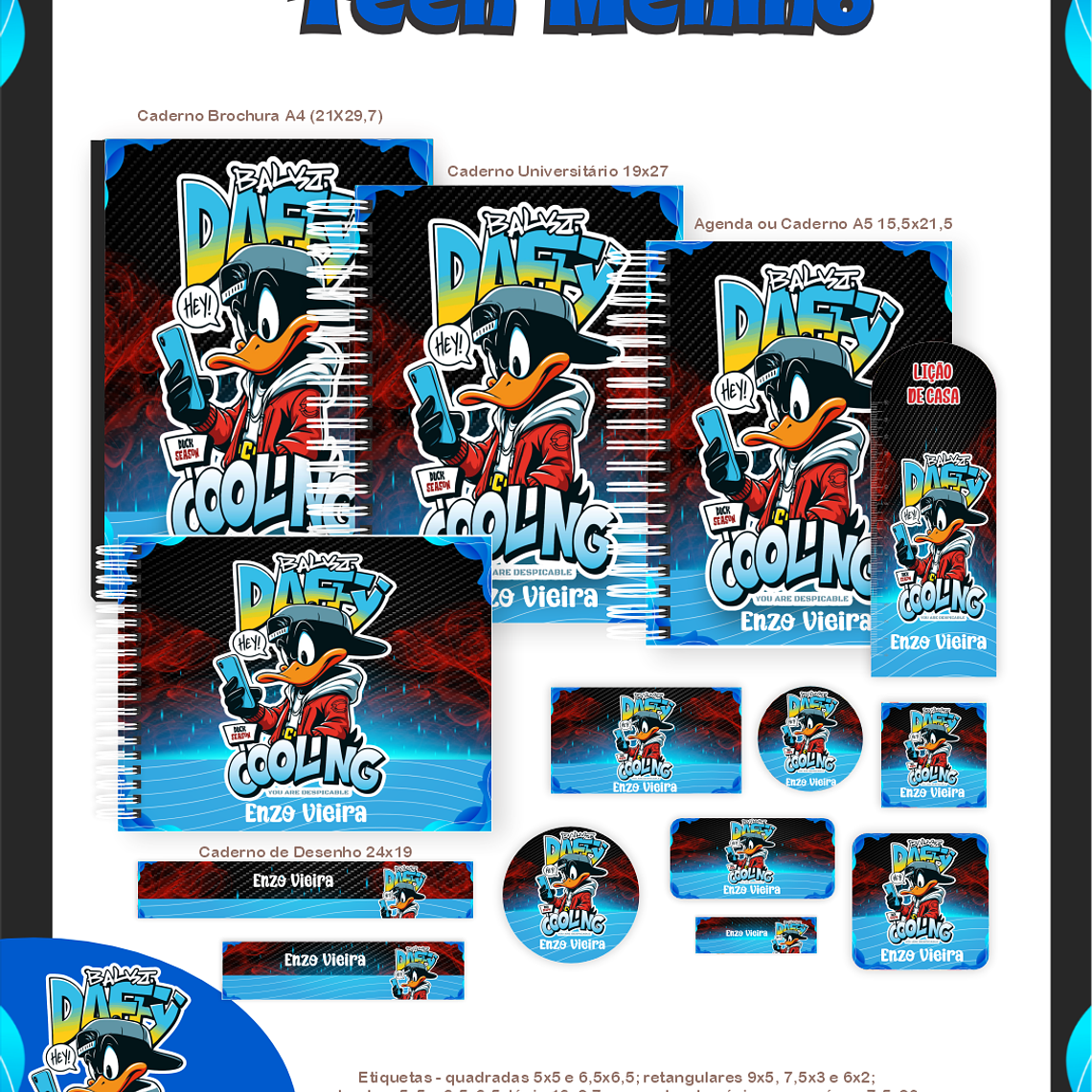 Arquivo Combo Escolar  Teen Menino 1