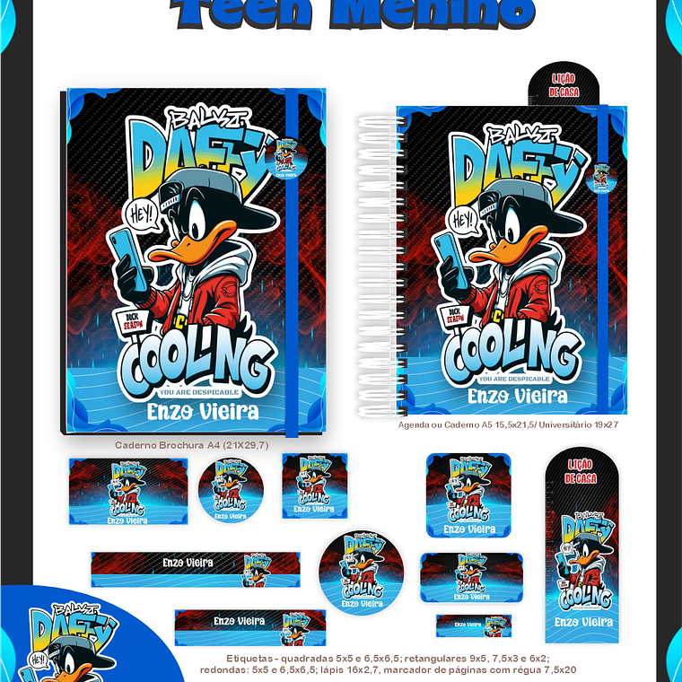 Arquivo Combo Escolar  Teen Menino 2