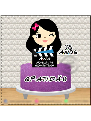 TOPO DE BOLO - Cartoon Friends