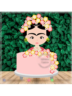 TOPO DE BOLO - Frida