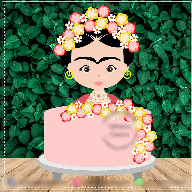 TOPO DE BOLO - Frida 1