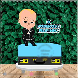 TOPO DE BOLO - O Poderoso Chefinho