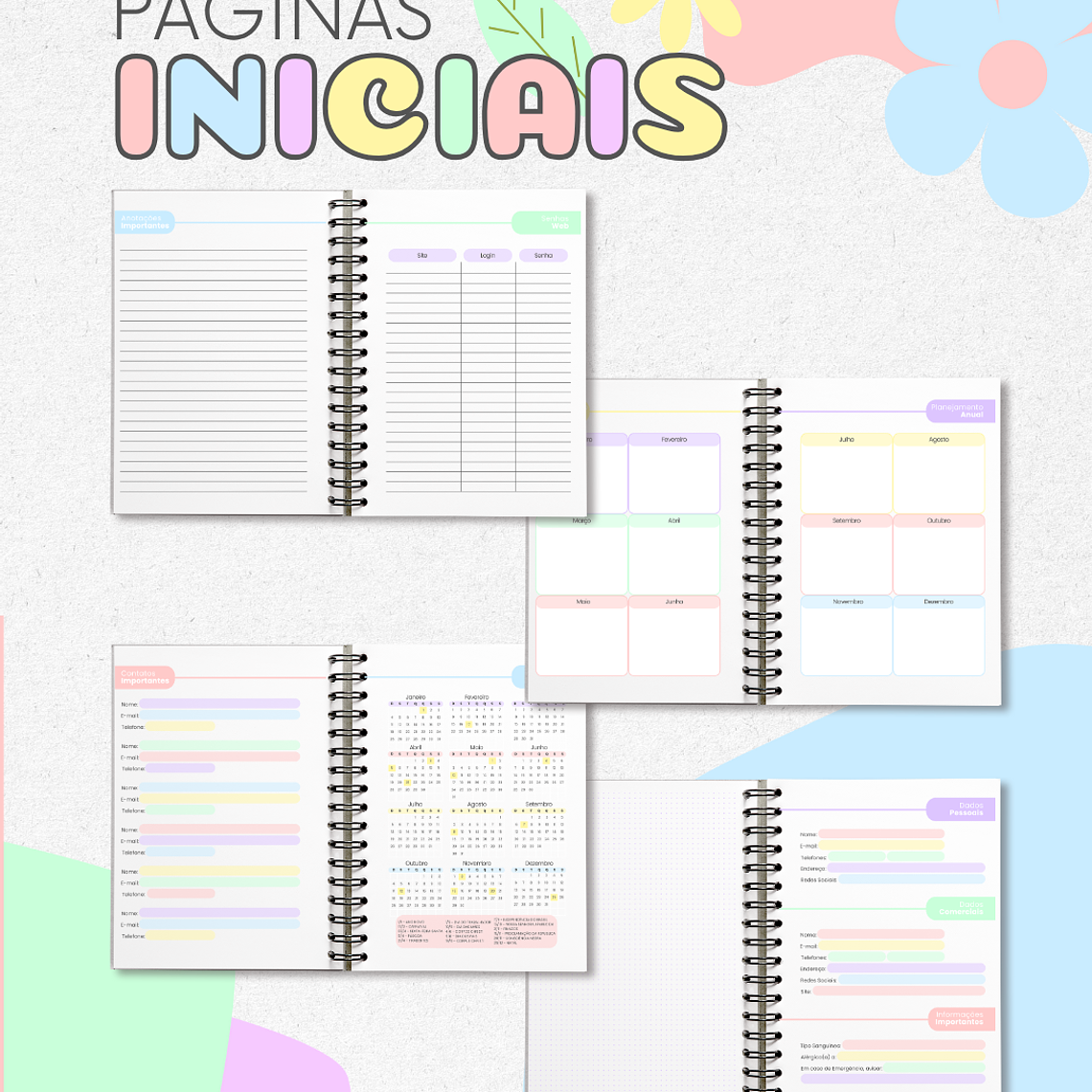 Coleção Agendas Candy Color 2026 2