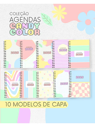 Coleção Agendas Candy Color 2026