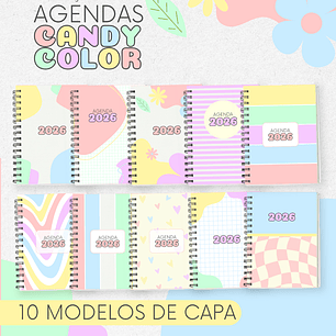 Coleção Agendas Candy Color 2026