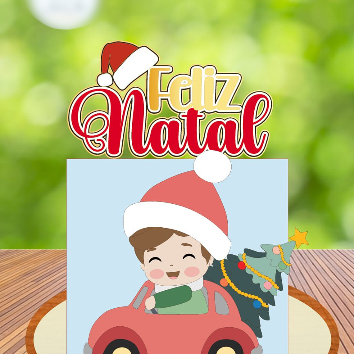 TOPO DE BOLO - MENINO NATALINO 1