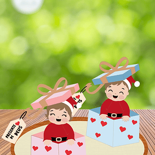 TOPO DE BOLO - bebe presente de Deus