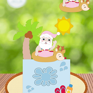 TOPO DE BOLO - noel praiano