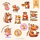 Kit Digital Capivara Charm - Thumbnail 5