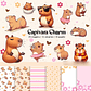 Kit Digital Capivara Charm - Thumbnail 1