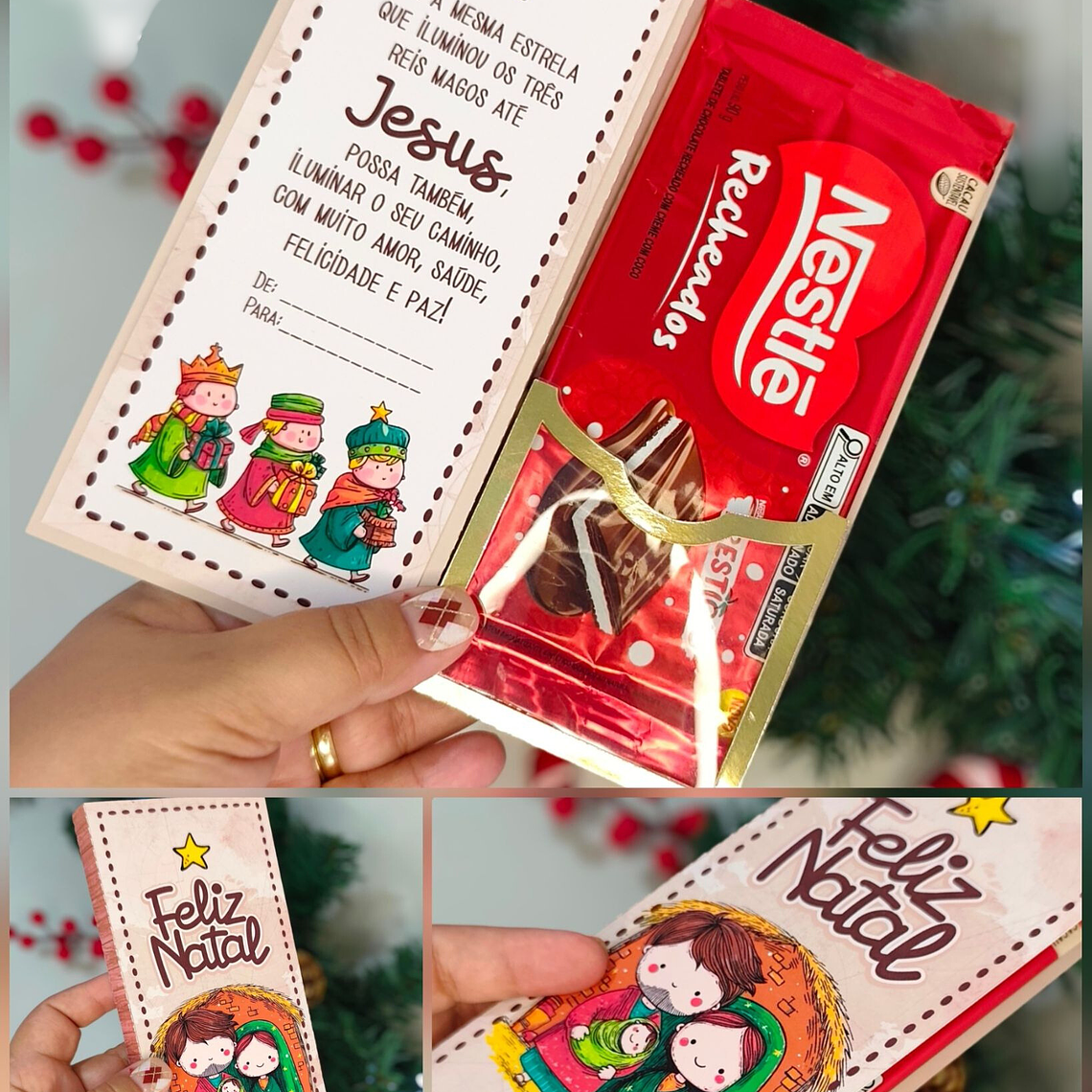 Arquivo Natal Jesus Capa para Barra 80g 1