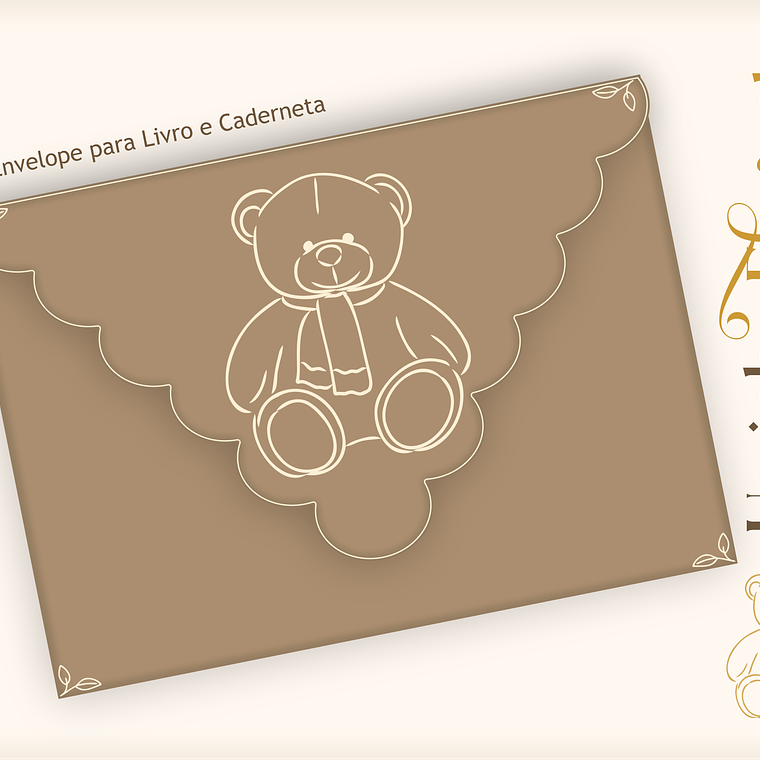 Arquivo Encadernação Baby Ursinho Elegante 19