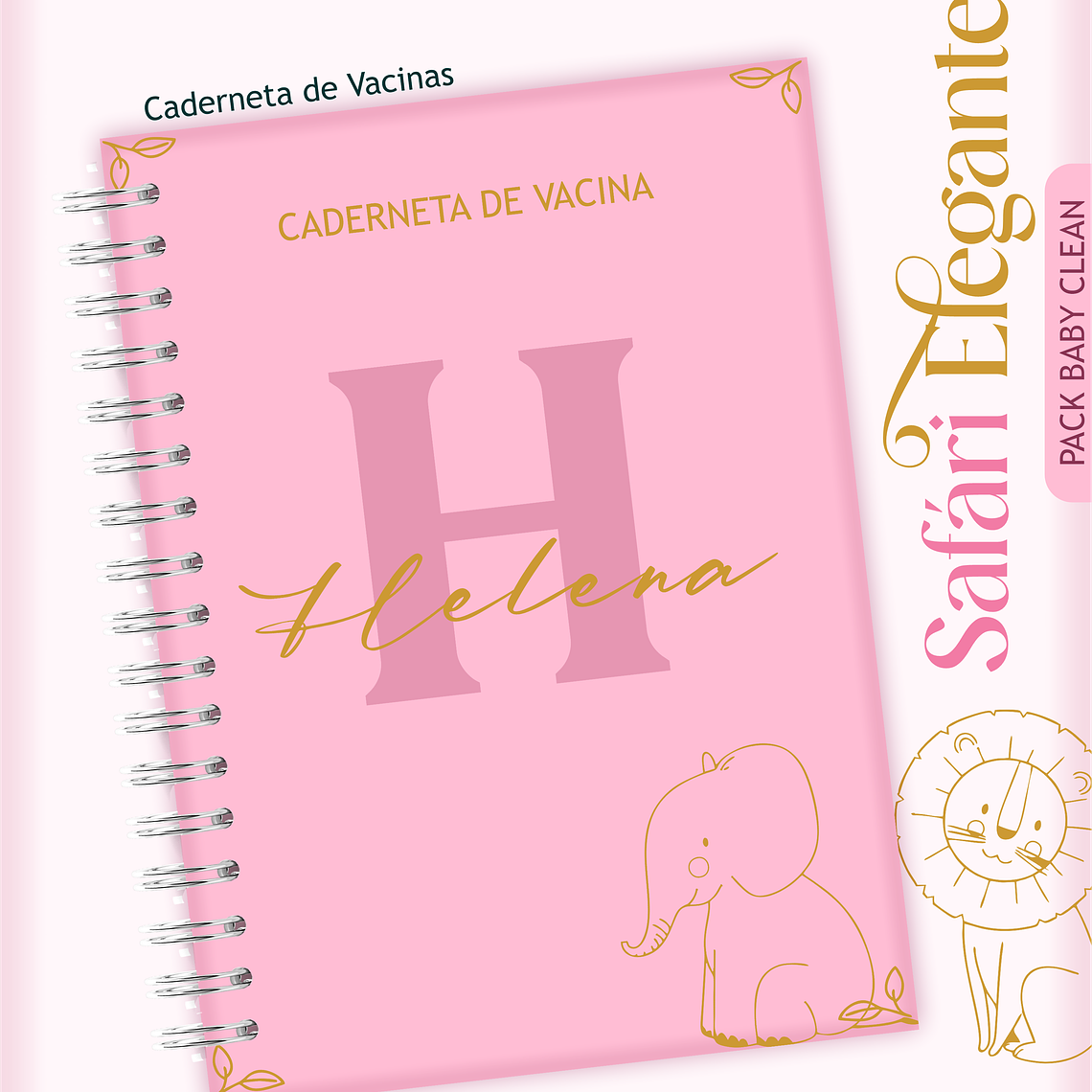Arquivo Encadernação Baby Safari Clean 6