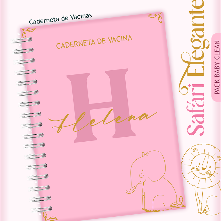 Arquivo Encadernação Baby Safari Clean 6