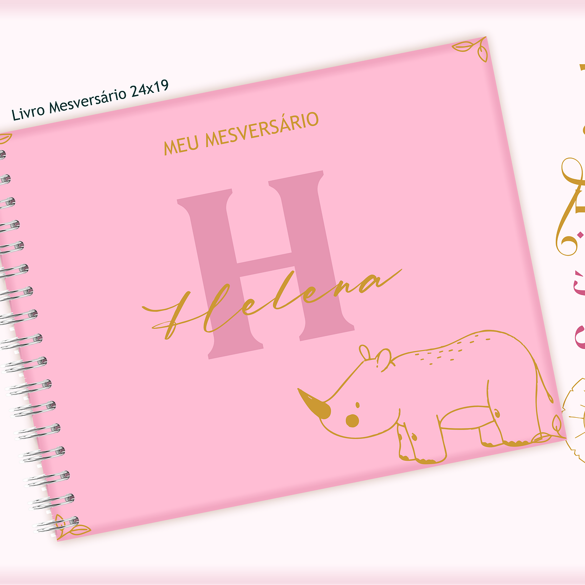 Arquivo Encadernação Baby Safari Clean 7