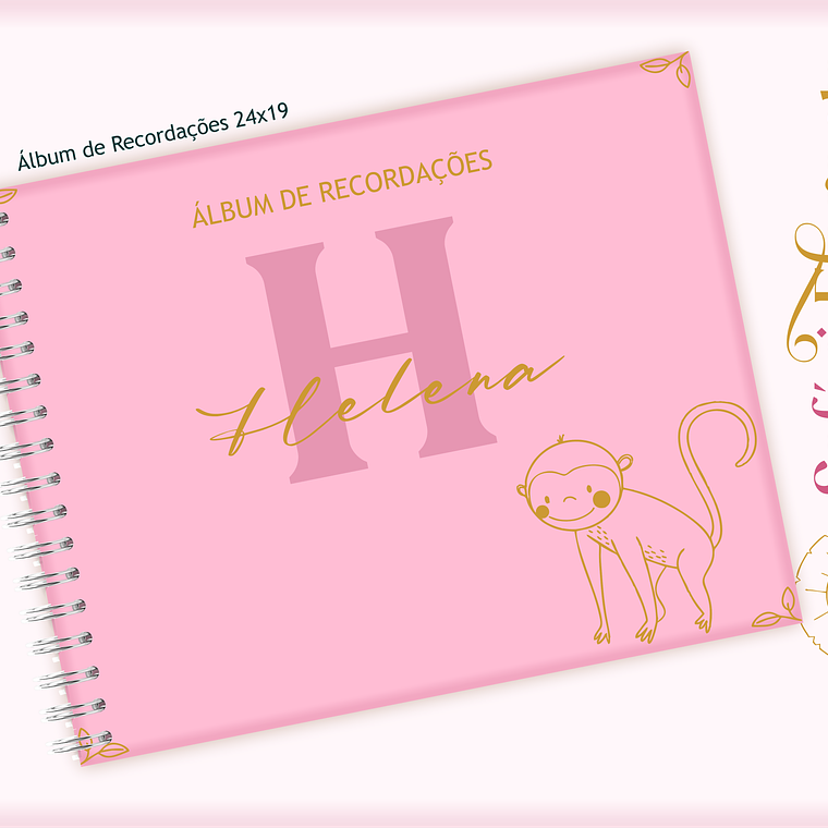 Arquivo Encadernação Baby Safari Clean 8