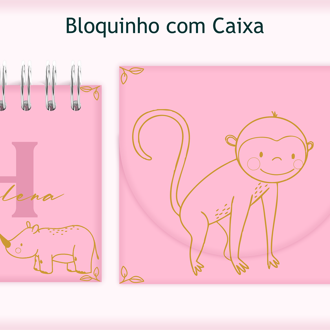 Arquivo Encadernação Baby Safari Clean 9