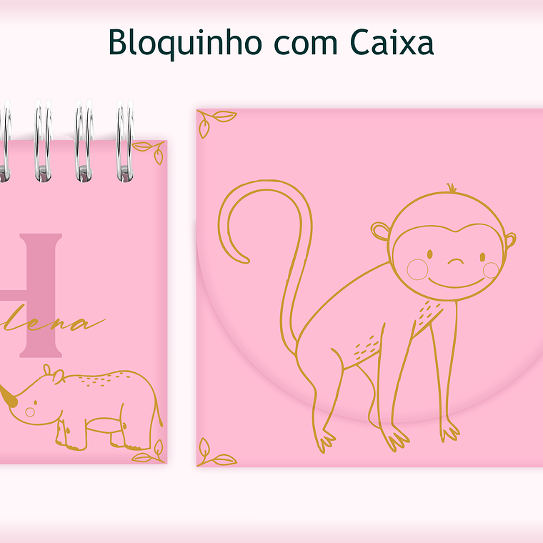 Arquivo Encadernação Baby Safari Clean 9