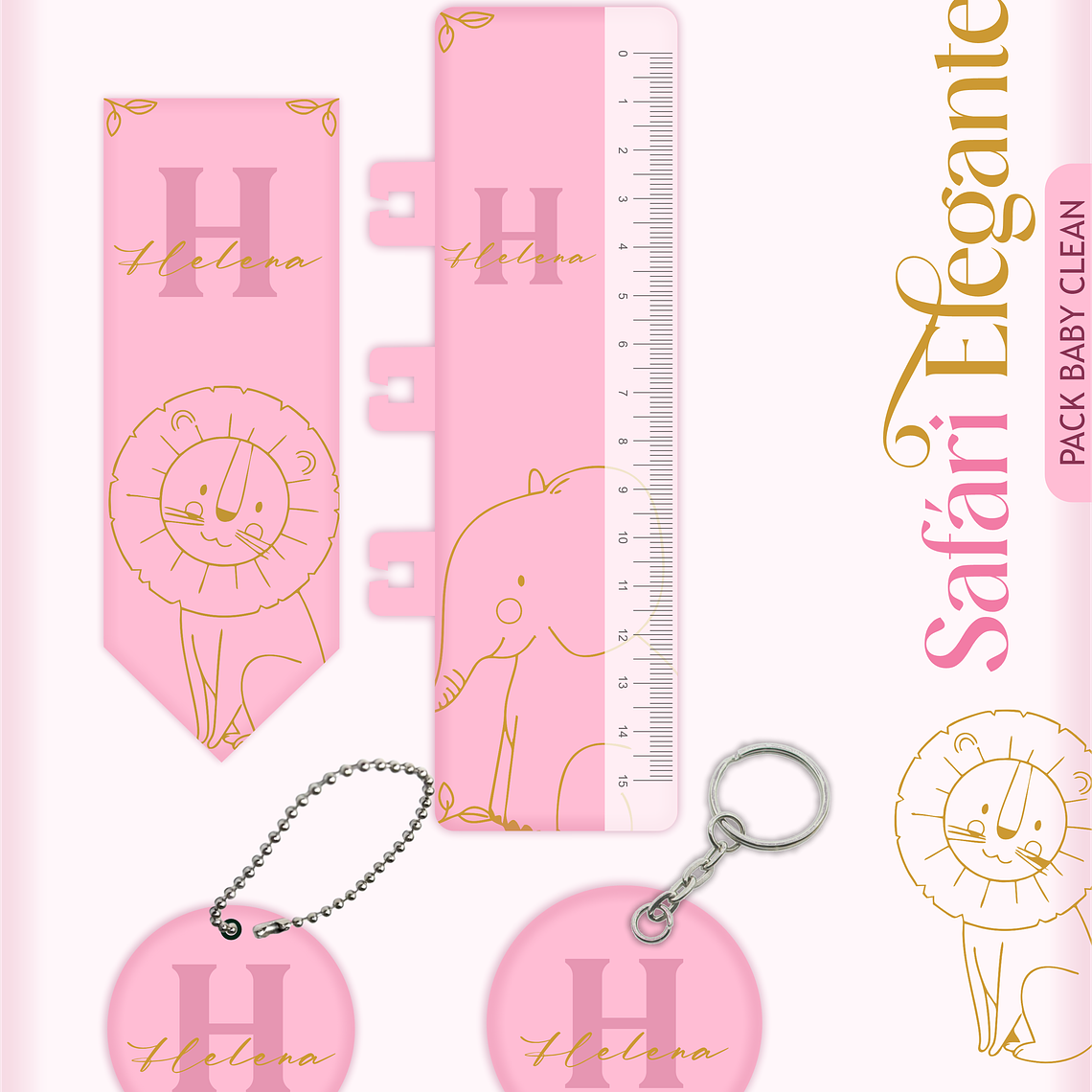 Arquivo Encadernação Baby Safari Clean 12