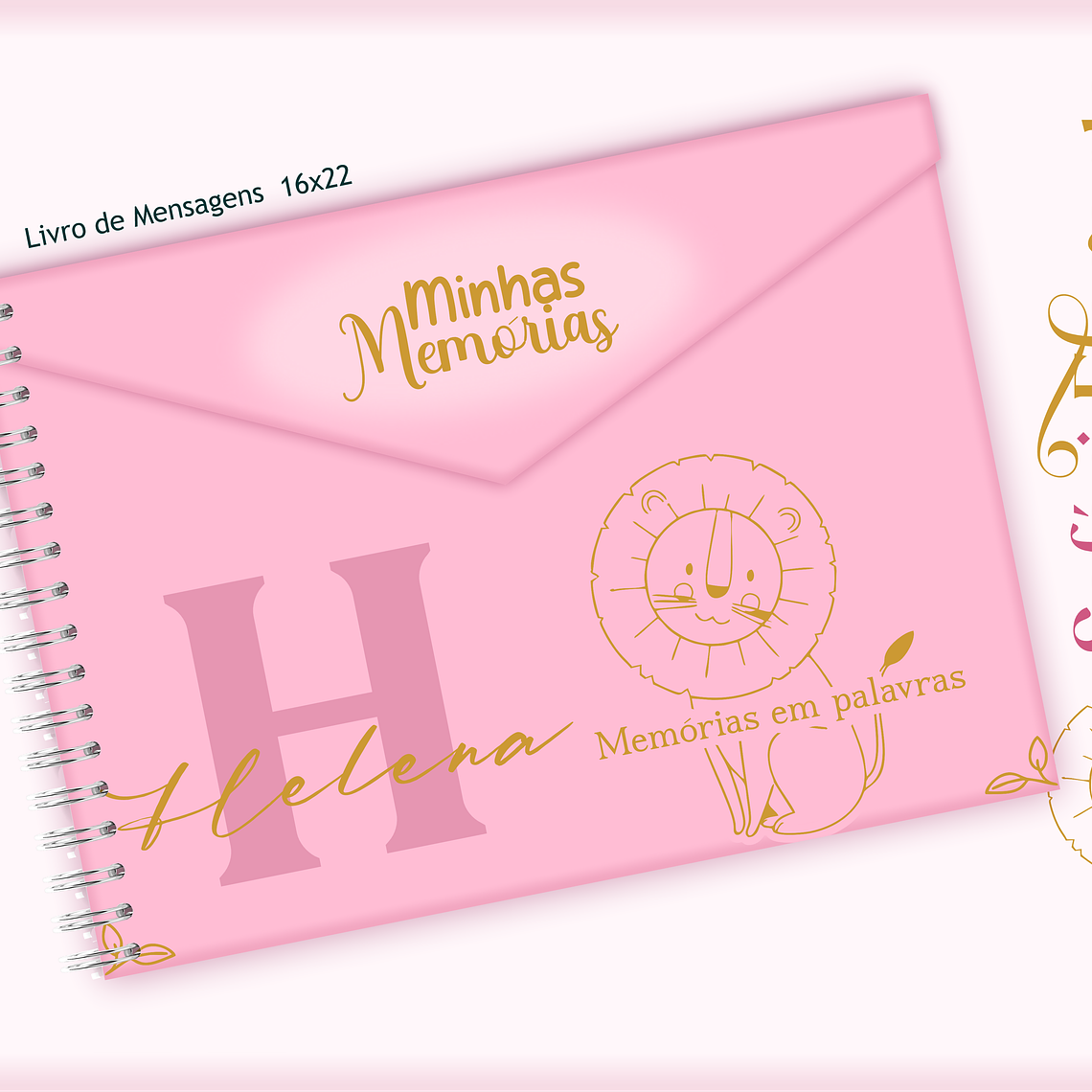 Arquivo Encadernação Baby Safari Clean 13