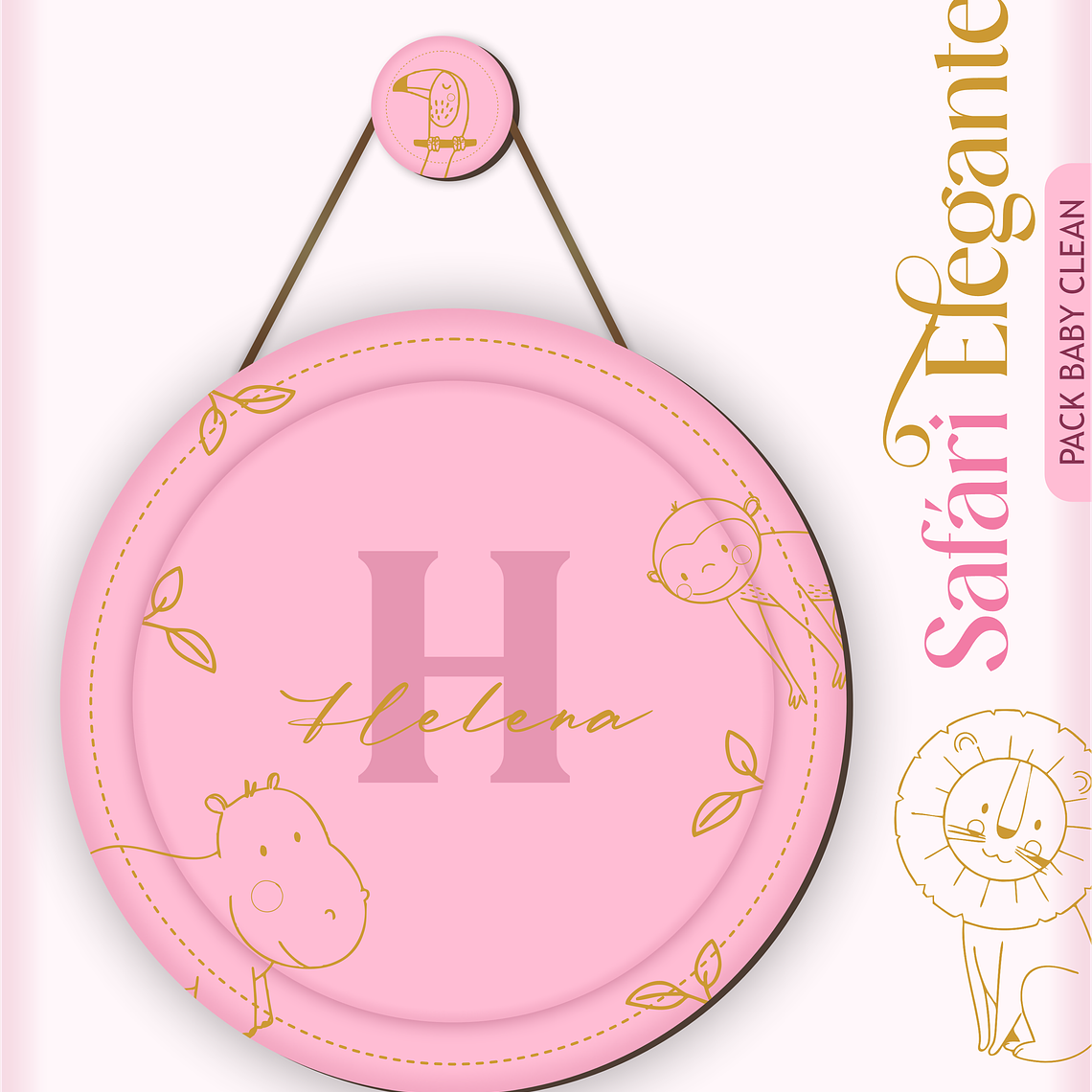 Arquivo Encadernação Baby Safari Clean 15