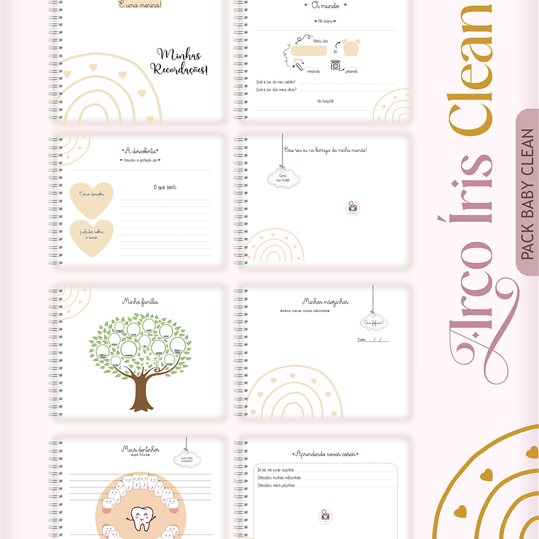 Arquivo Encadernação Baby Arco-Íris 2