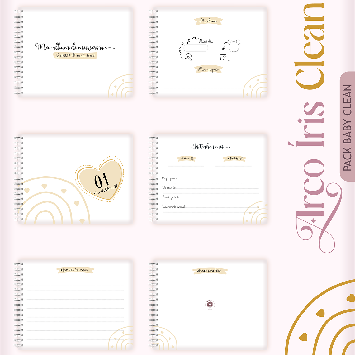 Arquivo Encadernação Baby Arco-Íris 4